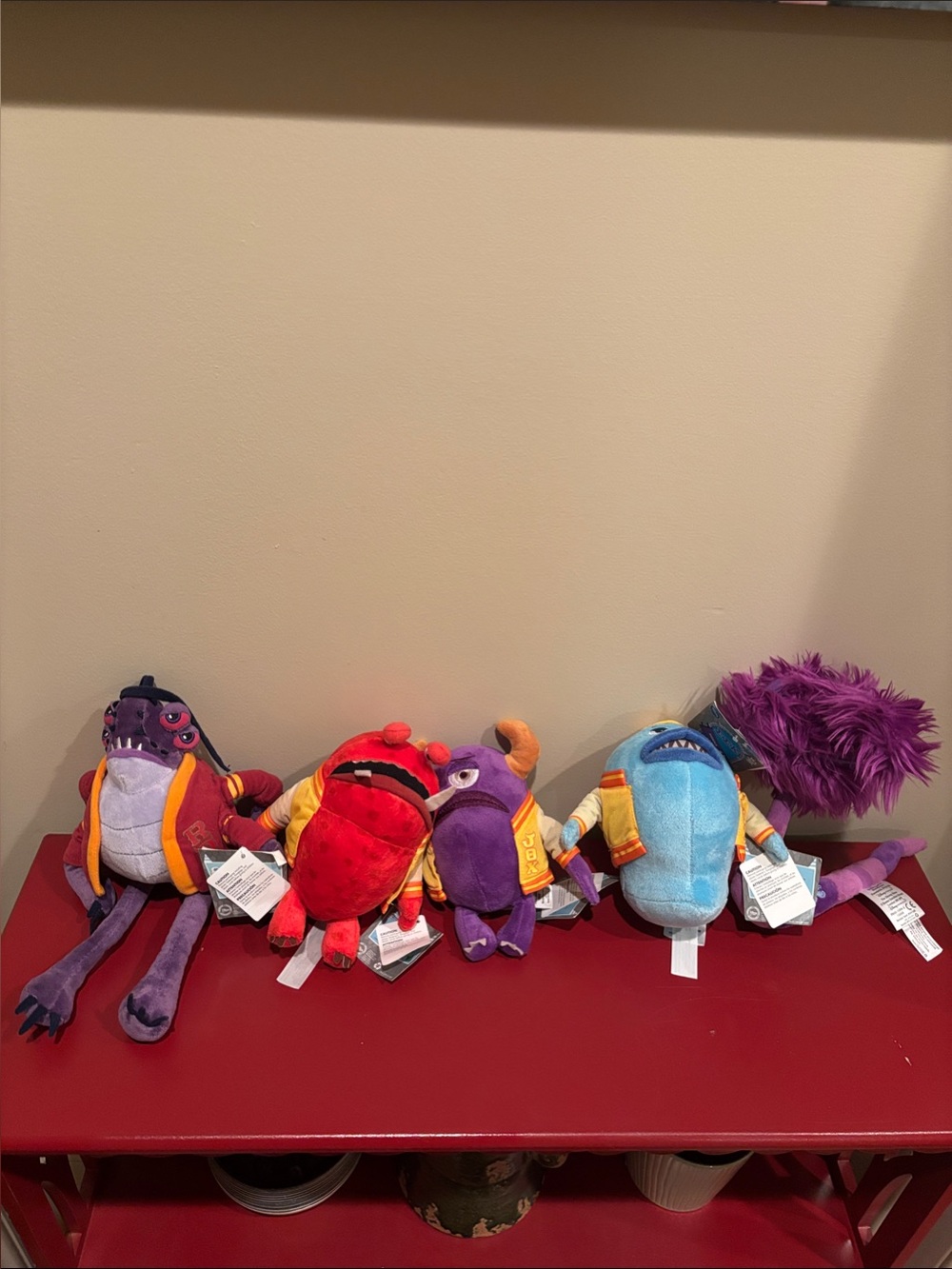 Disney-Pixar - Monsters University Plush Pack - Fraternity and Sorority Monsters